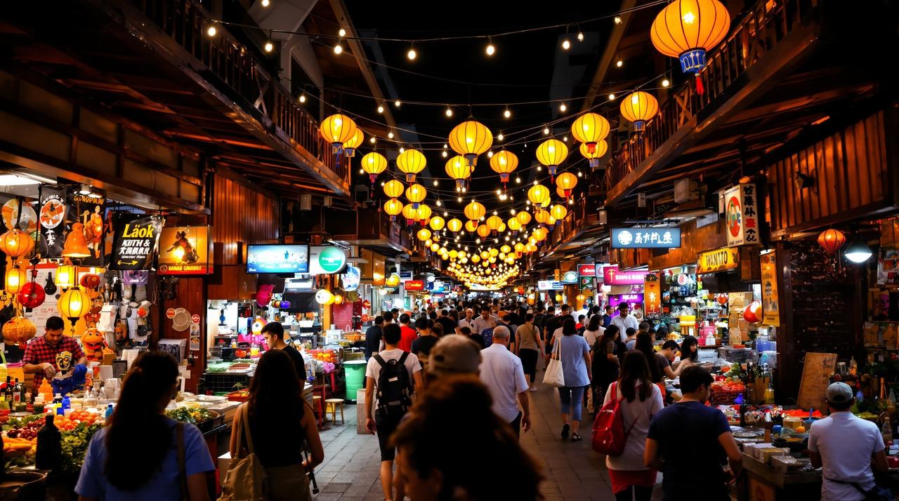 清迈夜市极速逛吃